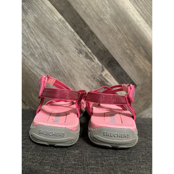 Skechers REGGAE ADVENTURE POPS Girls Size 2 Hot pink - Picture 4 of 8